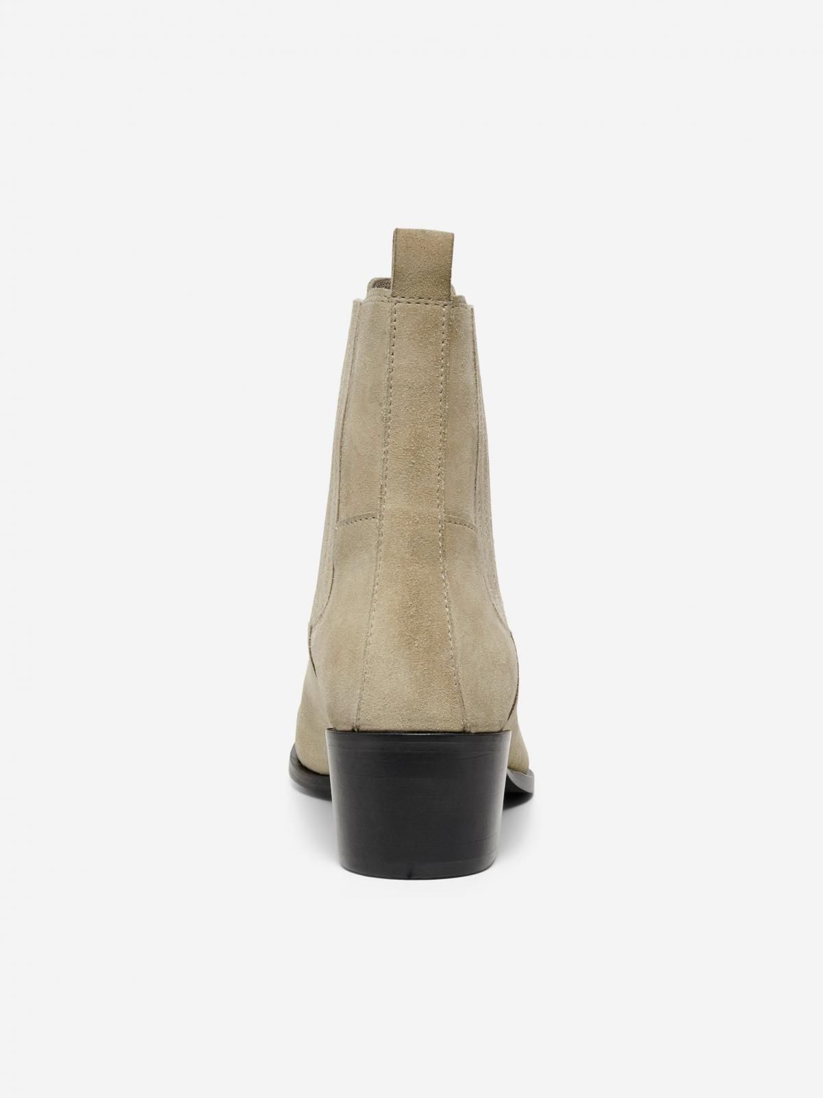 온리 웨스턴 스웨이드 앵클부츠 베이지 15287475_221 WHITE / BEIGE - 상세 이미지 2