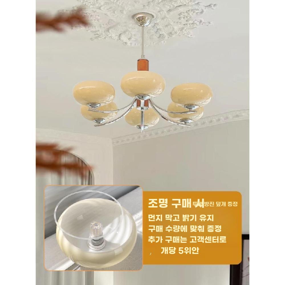 북유럽 원목 샹들리에 모던 빈티지 인테리어 천장조명 - 상세 이미지 4