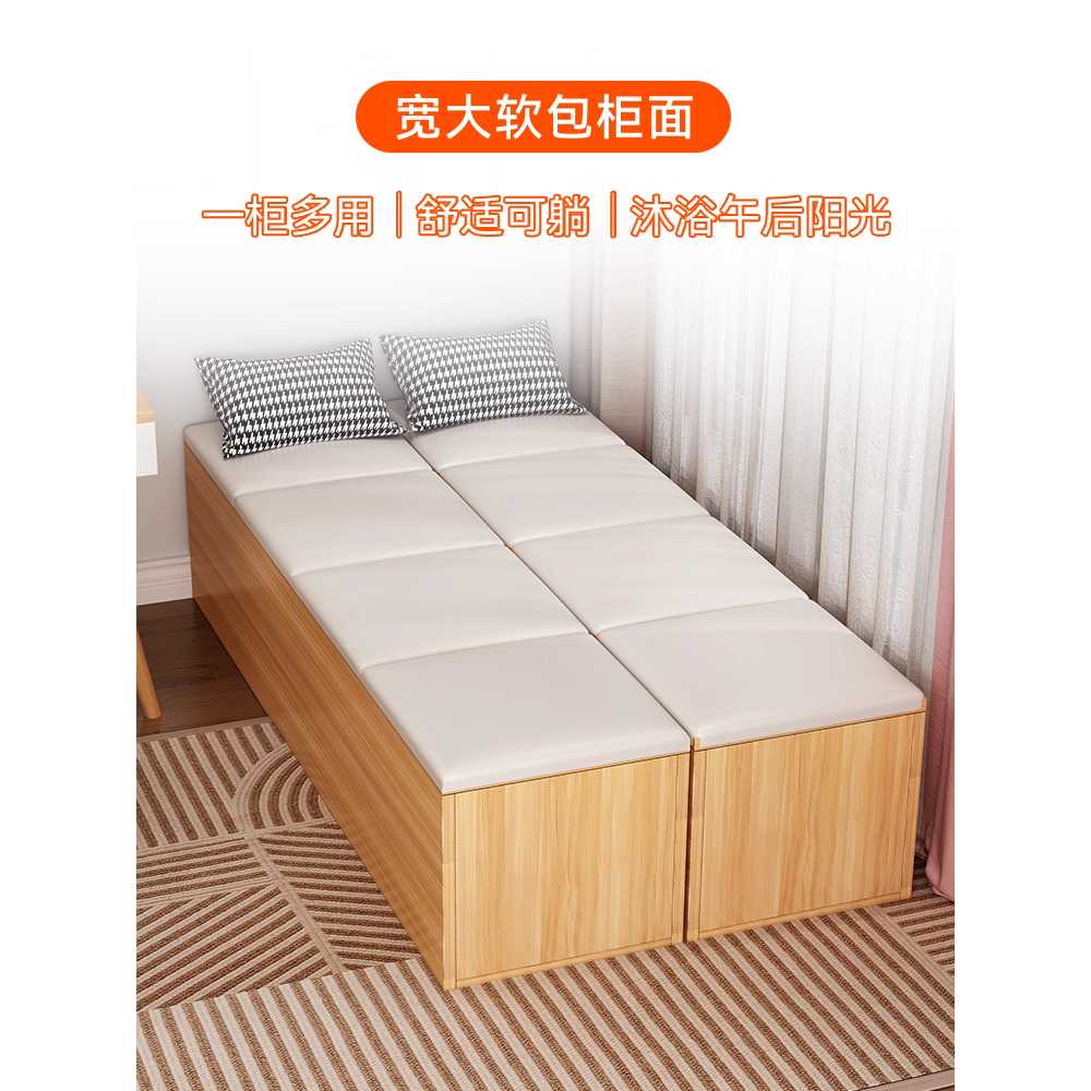 침대 사이드 수납장 틈새 선반 도어형 좁은 정리 안방 60cm - 상세 이미지 4