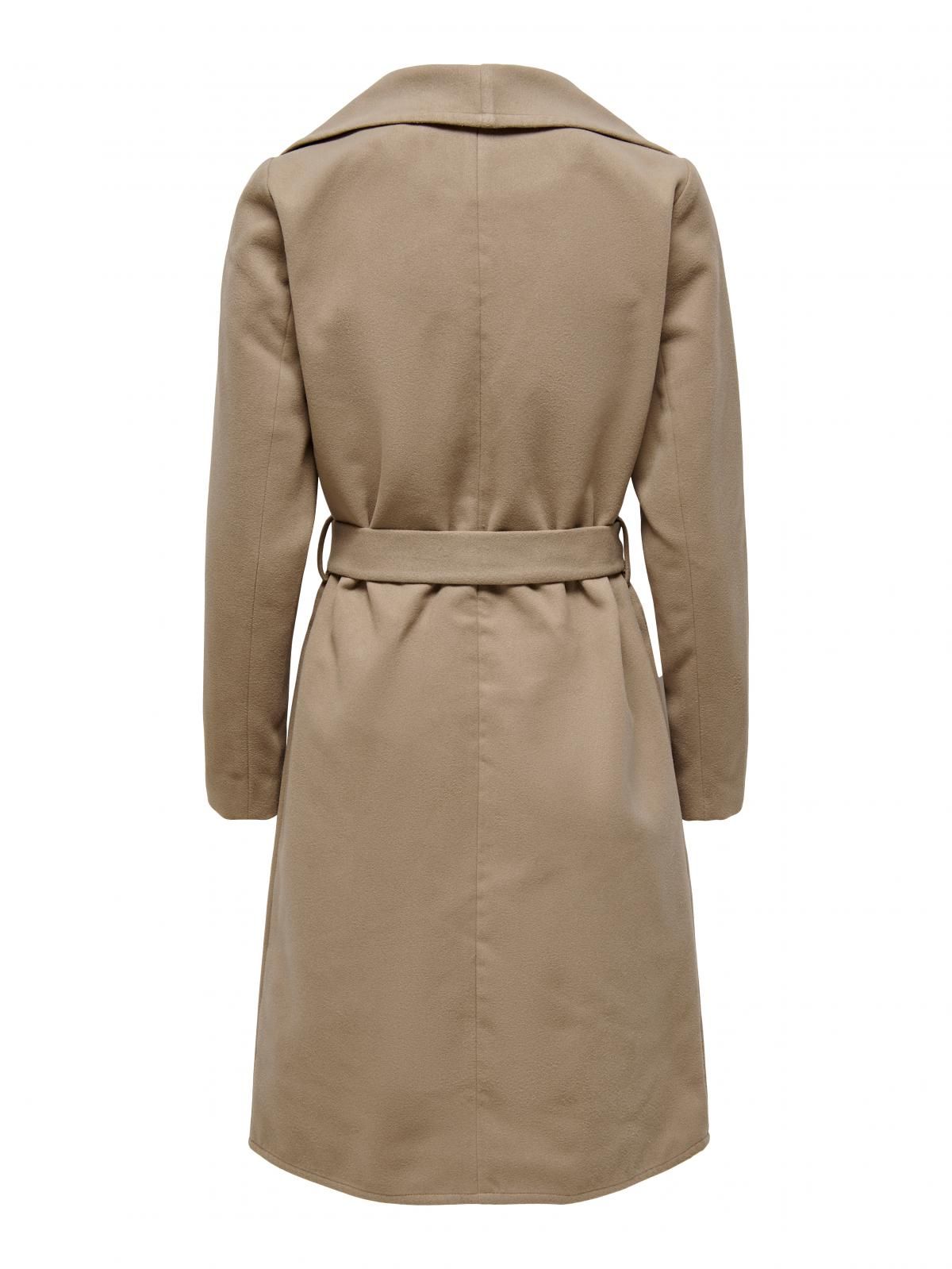 온리 클래식 벨티드 트렌치코트 베이지 15233406_315 BROWN / CAMEL - 상세 이미지 4