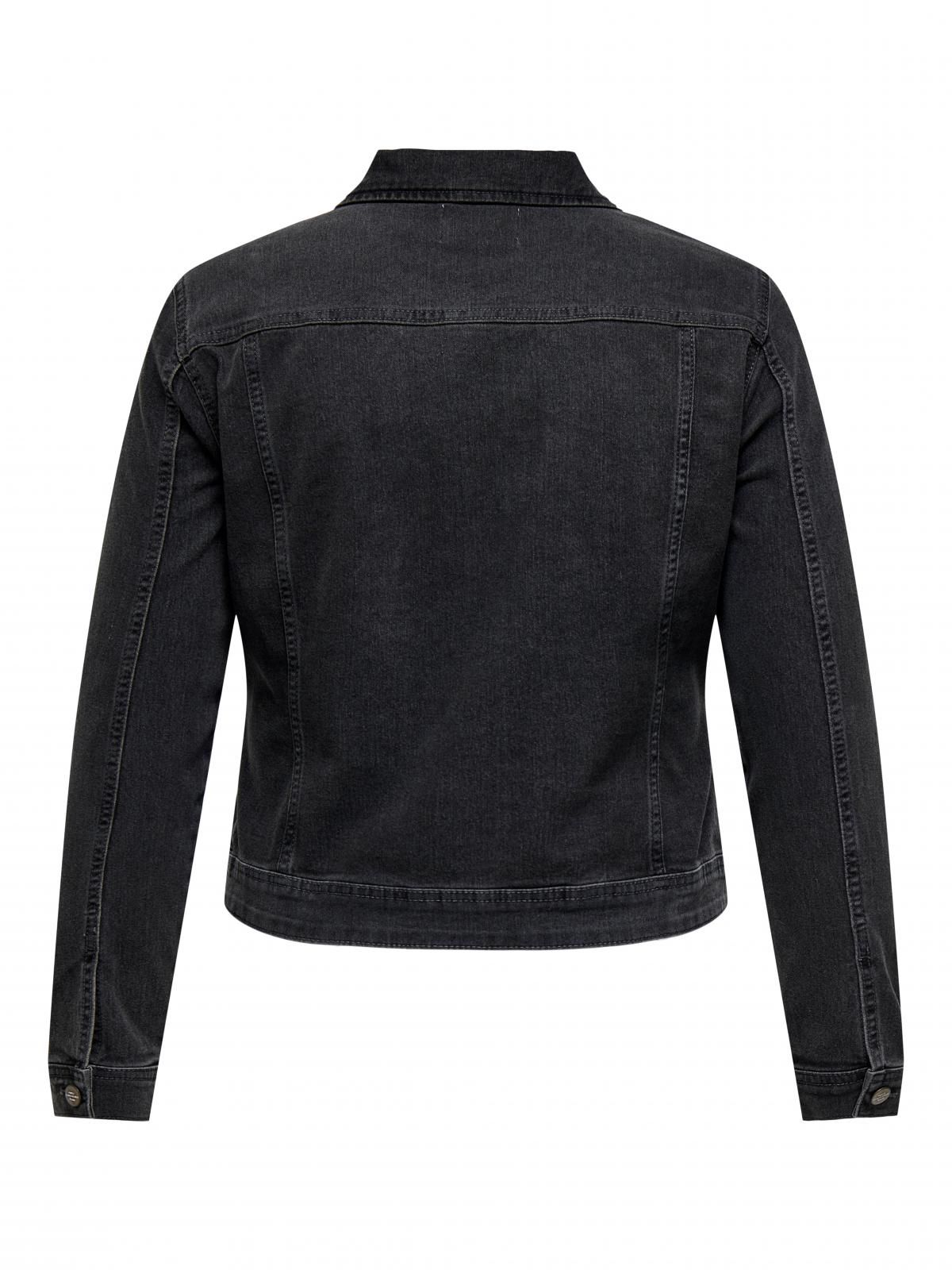 온리 트렌디 흑청 데님 재킷 15352616_2104 GREY / DARK GREY DENIM - 상세 이미지 4