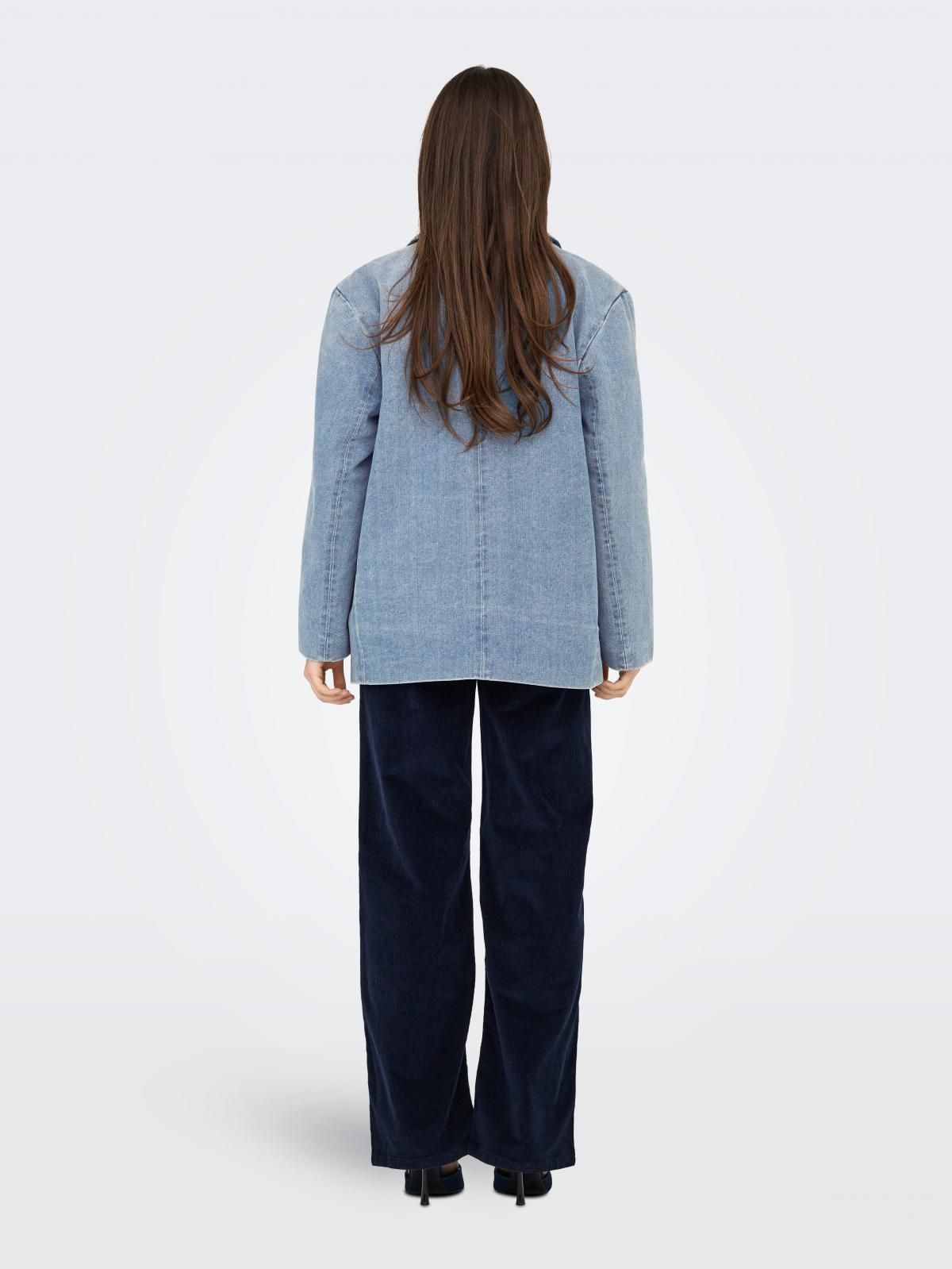 온리 데님 테일러드 블레이저 15338592_2116_1190486 BLUE / LIGHT BLUE DENIM - 상세 이미지 2