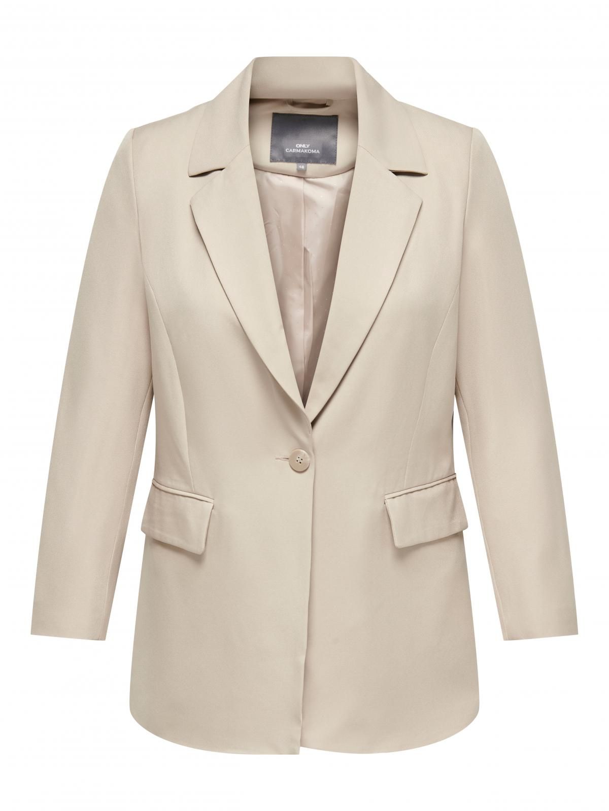 온리 컴포트핏 테일러드 베이지 블레이저 15325162_108 GREY / OXFORD TAN - 상세 이미지 3
