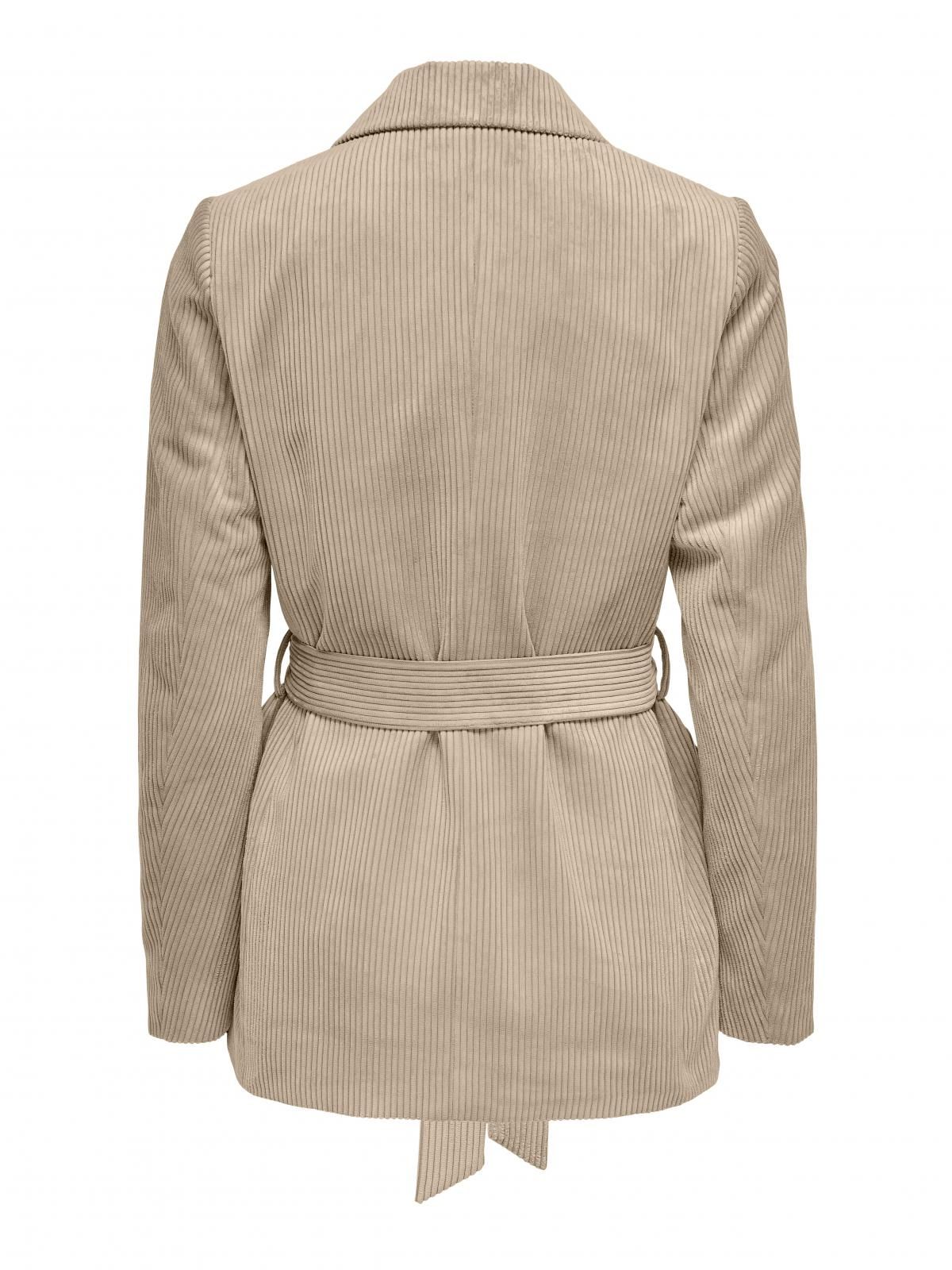 온리 테크니컬 코듀로이 벨티드 숏코트 15245793_1959 WHITE / HUMUS - 상세 이미지 4