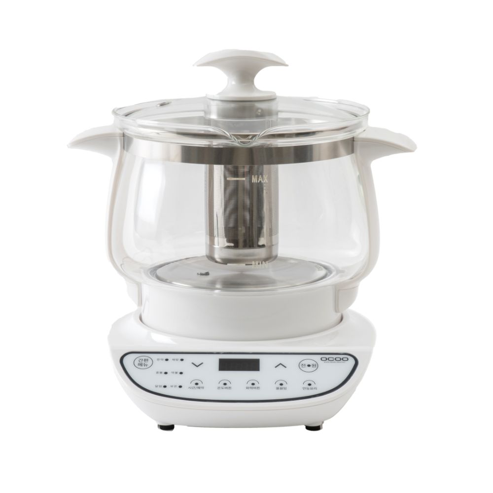 [중탕기술 활용한 다양한 달임법] 오쿠 건강드림 내열 유리 3리터 약탕기 OCC-HP350