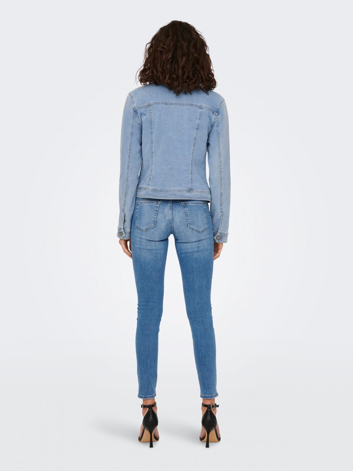 온리 트렌디 데님 숏 재킷 15243147_2116 BLUE / LIGHT BLUE DENIM - 상세 이미지 2