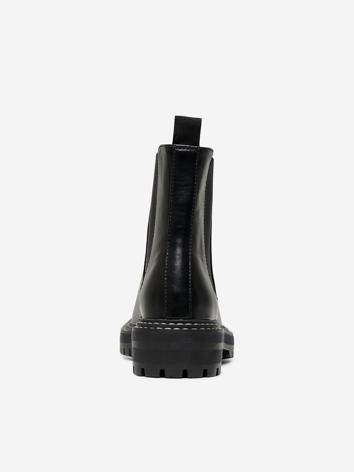 온리 트렌디 첼시 앵클 부츠 15238755_2161 BLACK / BLACK - 상세 이미지 2