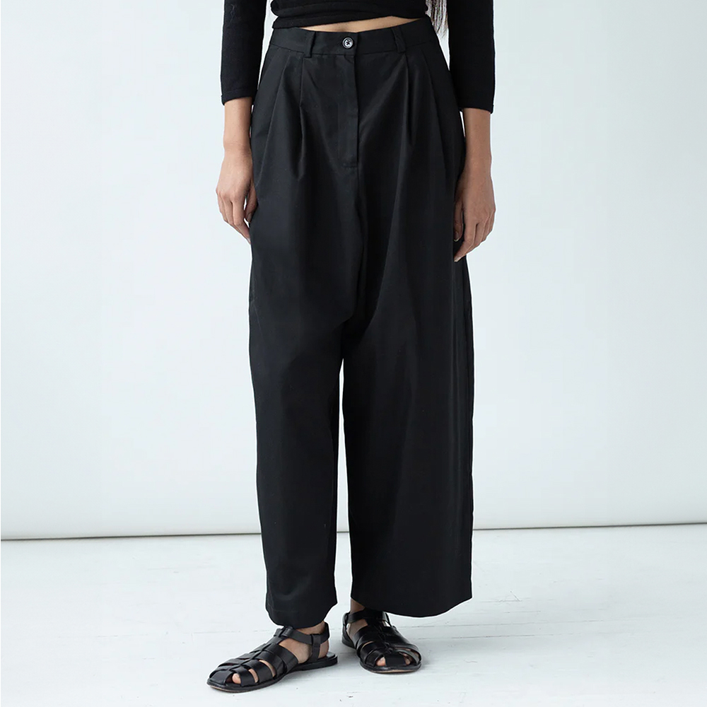 샤이나모트 여성 Boy 트라우저 팬츠 BOYTROUSER-FW24-ONYX - 상세 이미지 3