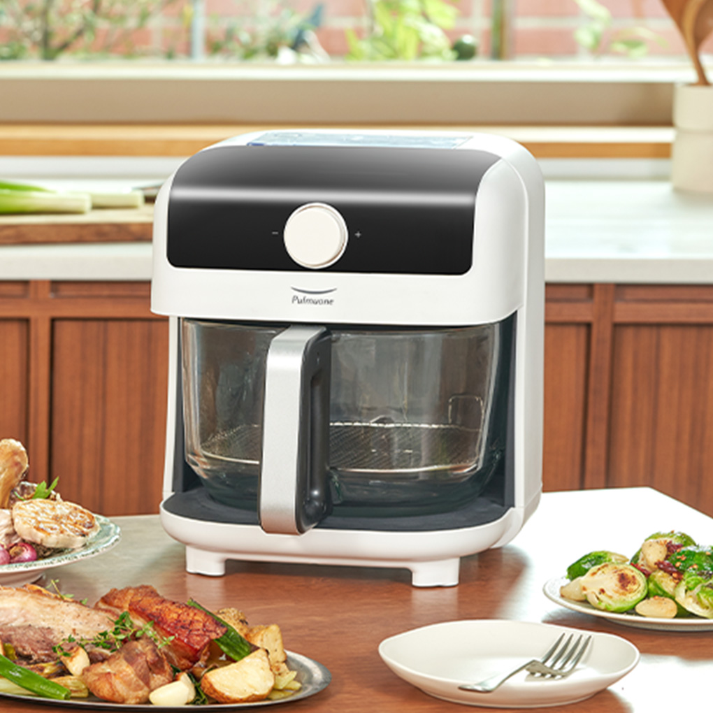 풀무원 글라스쿡 4.5L 스팀 에어프라이어 AB04D10VG