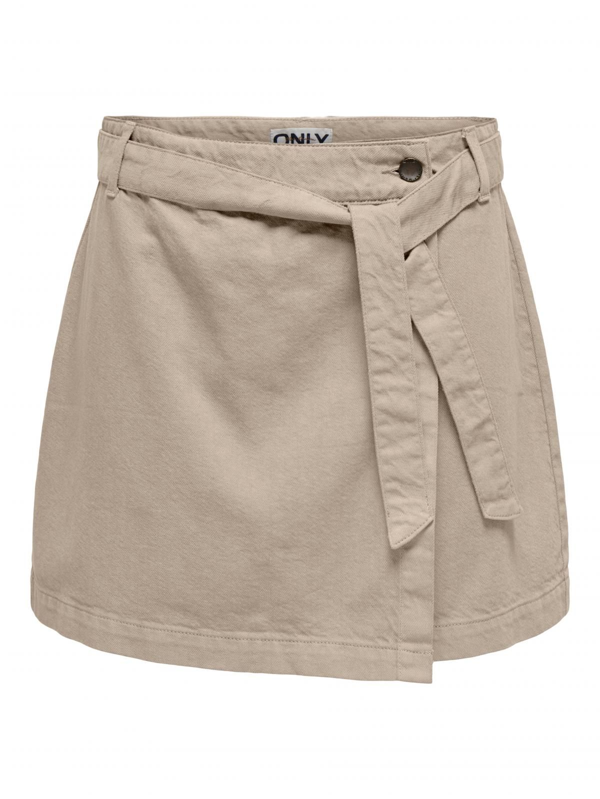 온리 테크니컬 랩 미니 스커트 15322861_109 GREY / PLAZA TAUPE - 상세 이미지 3