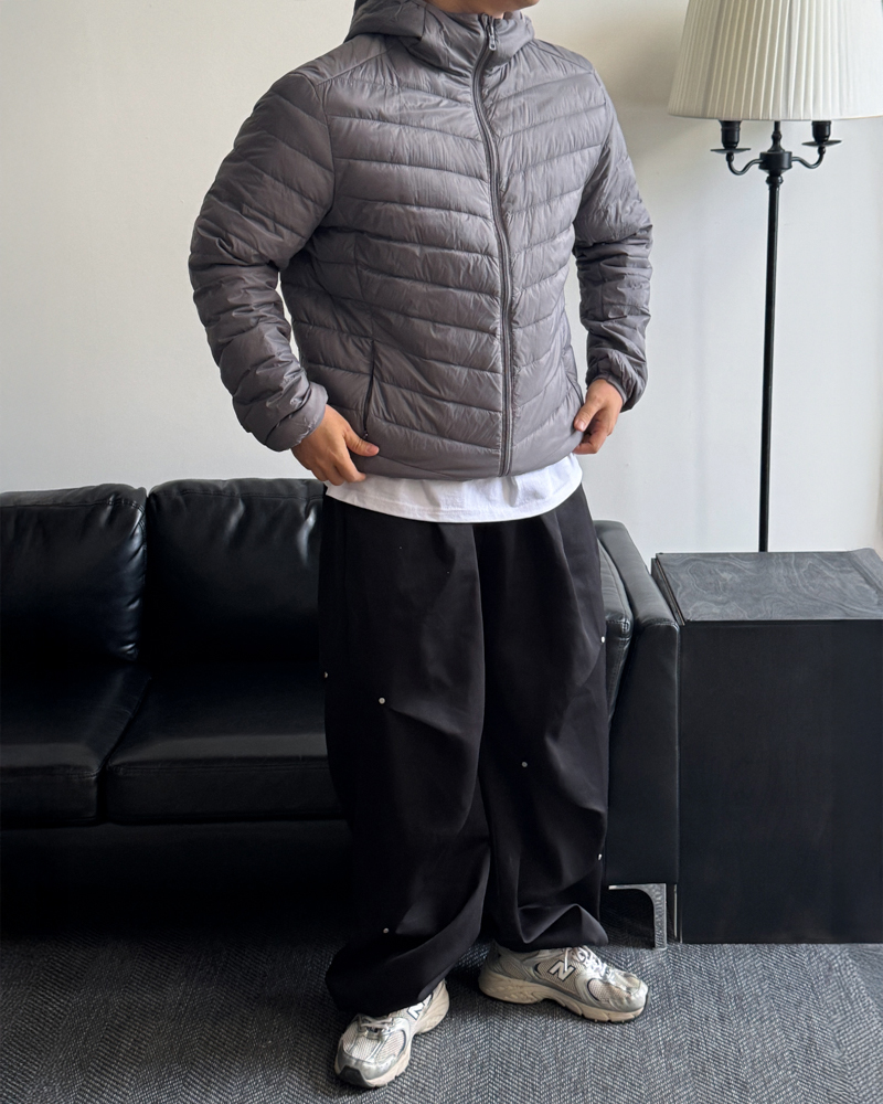 남자경량패딩 초경량점퍼 후드패딩 이미지 7