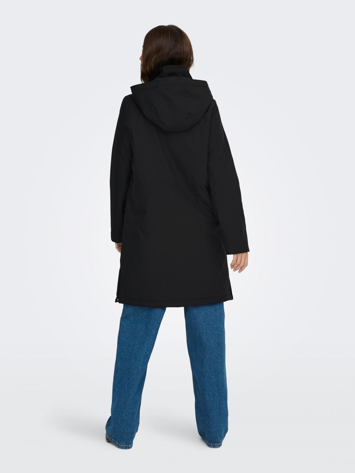온리 프리미엄 롱 패딩 후드 파카 15349054_2161 BLACK / BLACK - 상세 이미지 2