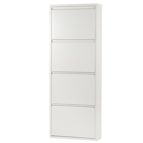 MKB Steel Shoe Cabinet (White, 4단 신발장) - 메인 이미지
