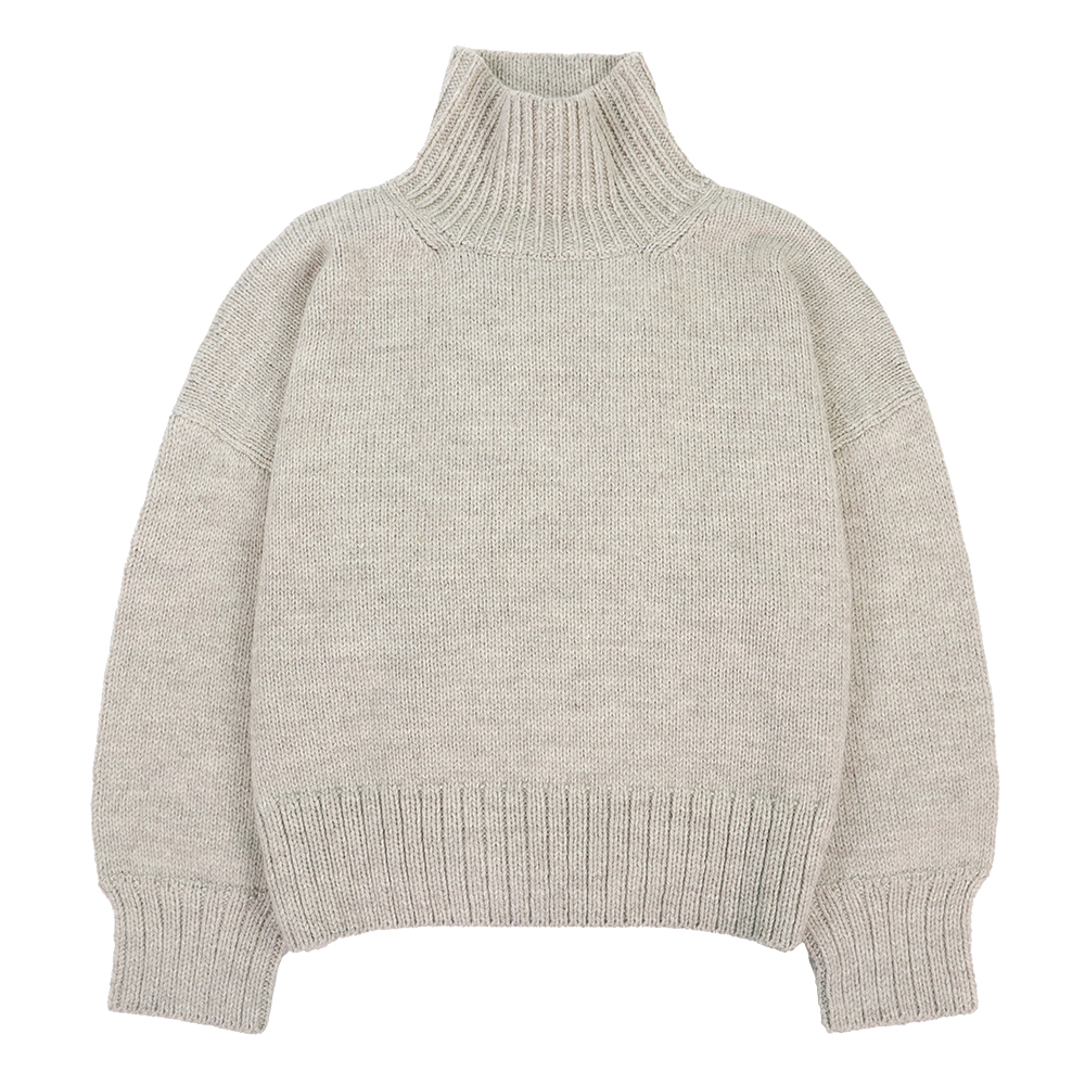 샤이나모트 여성 Rhys 스웨터 RHYSSWEATER-FW24-OATMEAL - 메인 이미지