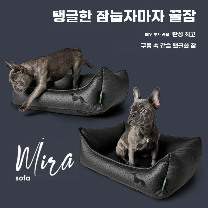 프리미엄 반려동물 침대 고급 강아지 고양이 하우스 C.미란다고양이와개사육장직경50cm브라운 - 상세 이미지 5