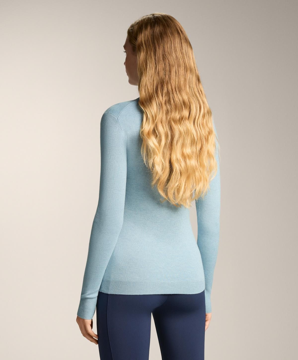 오이쇼 캐시미어 하이넥 보온 베이스레이어 티셔츠 3835/795 SKYBLUE 이미지 6