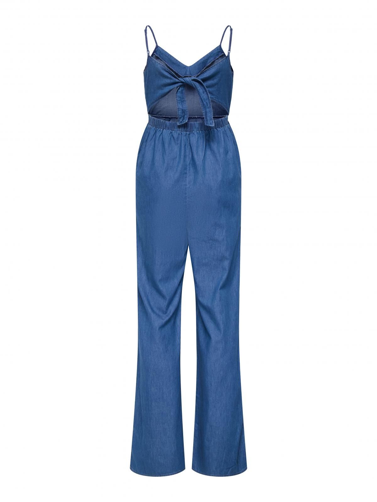 온리 코튼 민소매 스트랩 점프수트 15358782_2115 BLUE / MEDIUM BLUE DENIM - 상세 이미지 4