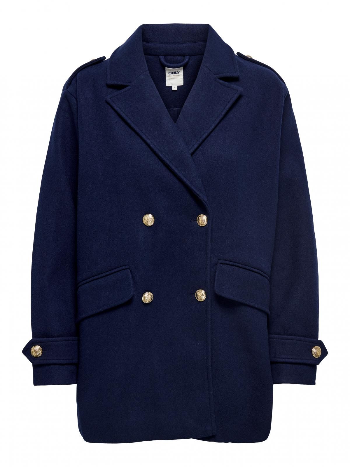 온리 네이비 더블브레스트 테일러드 재킷 15263379_4461 BLUE / MARITIME BLUE - 상세 이미지 3
