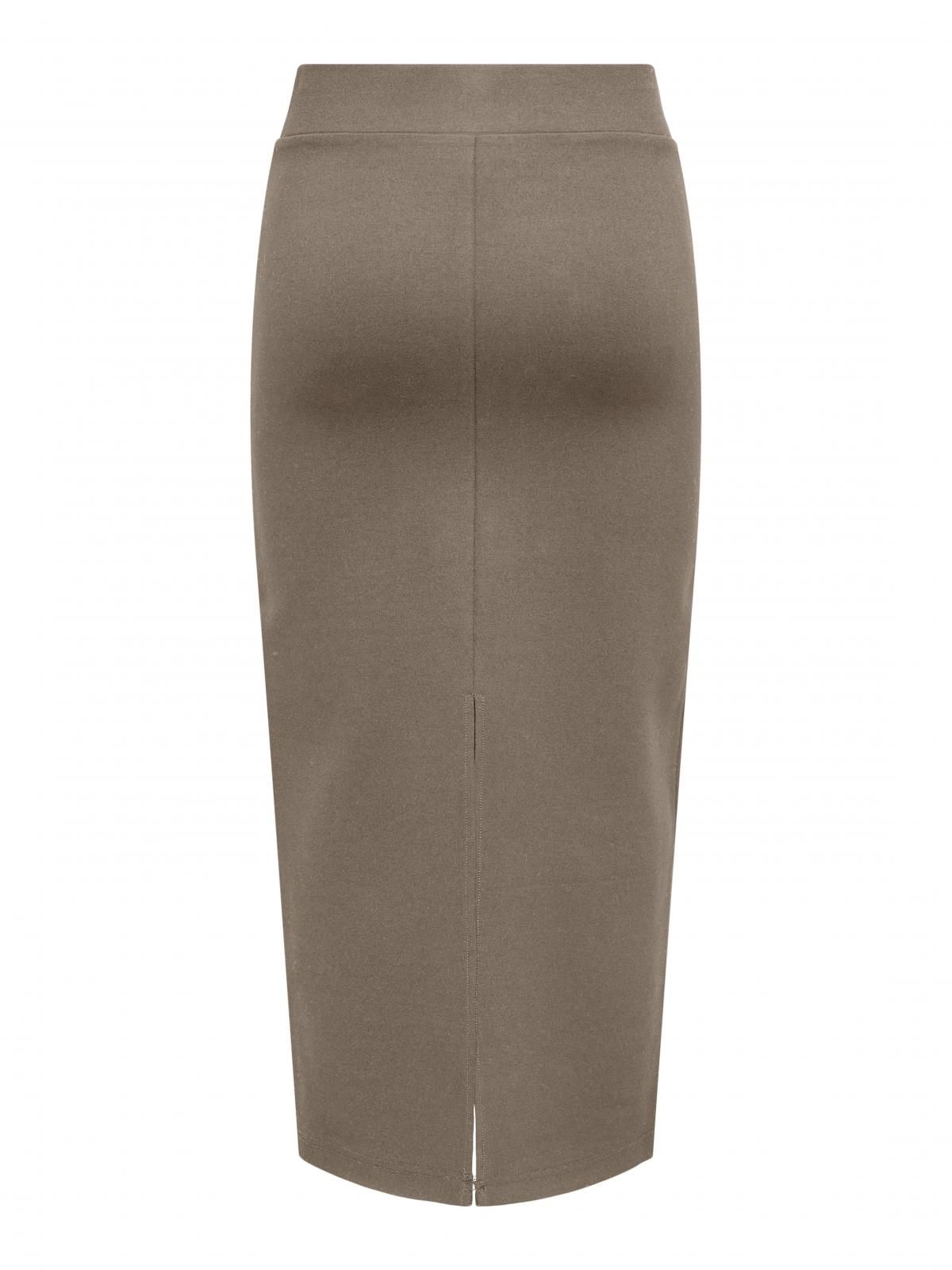 온리 엘라스틱 테크니컬 롱 펜슬 스커트 15324950_120 GREY / WALNUT - 상세 이미지 4