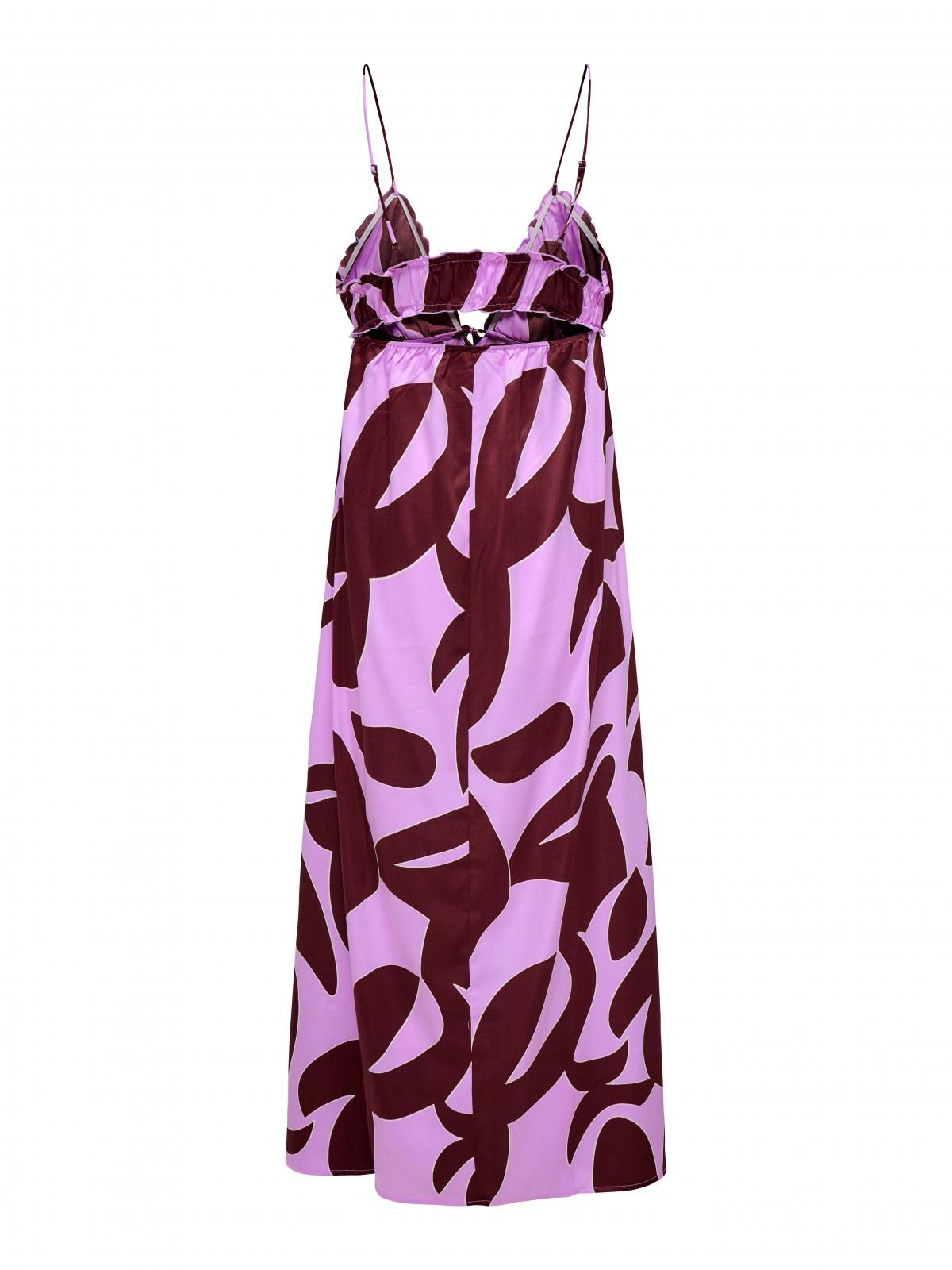 온리 플라워 패턴 롱 스트랩 원피스 15347161_1133_1184365 PURPLE / VIOLET TULLE - 상세 이미지 4