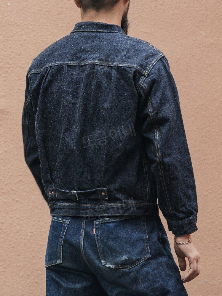 브론슨 BRONSON 37806XX 기본 색상 데님 13oz 싱글 포켓 타입 파랑 M - 상세 이미지 3