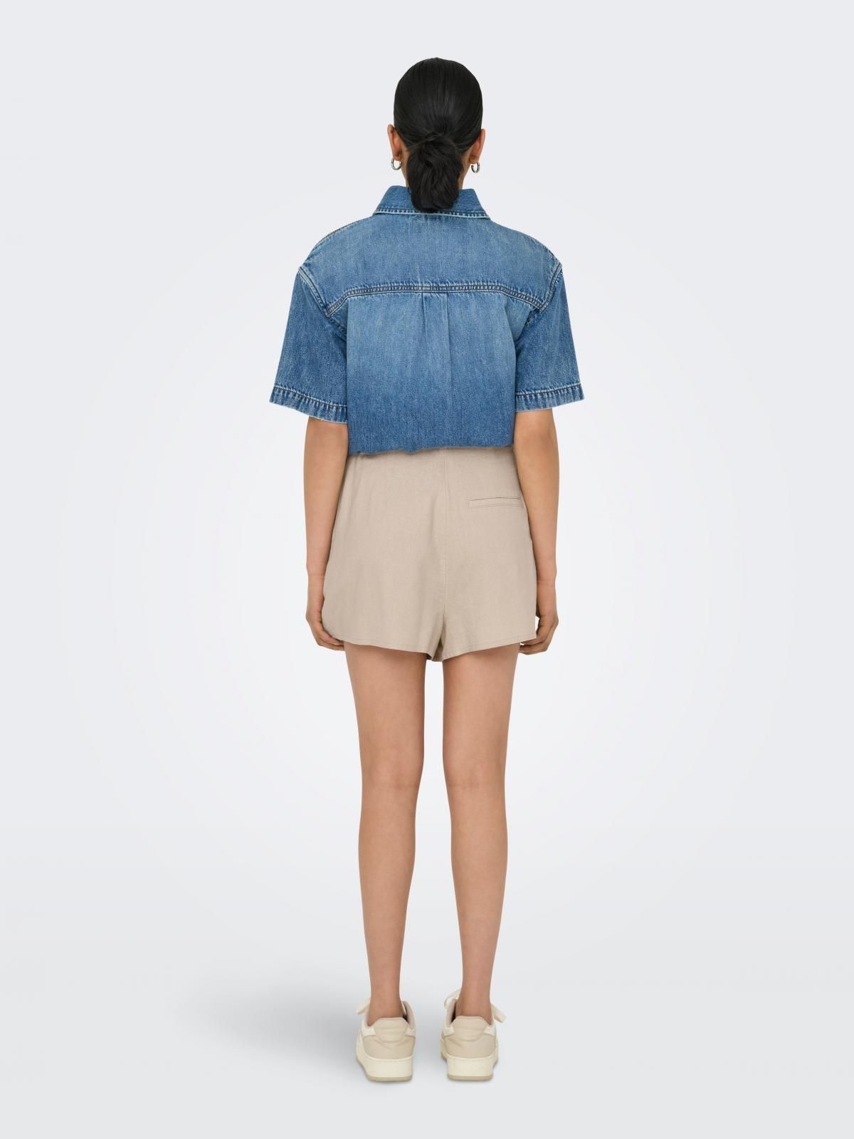 온리 모던 베이지 미니 스커트 15338905_108 GREY / OXFORD TAN - 상세 이미지 2
