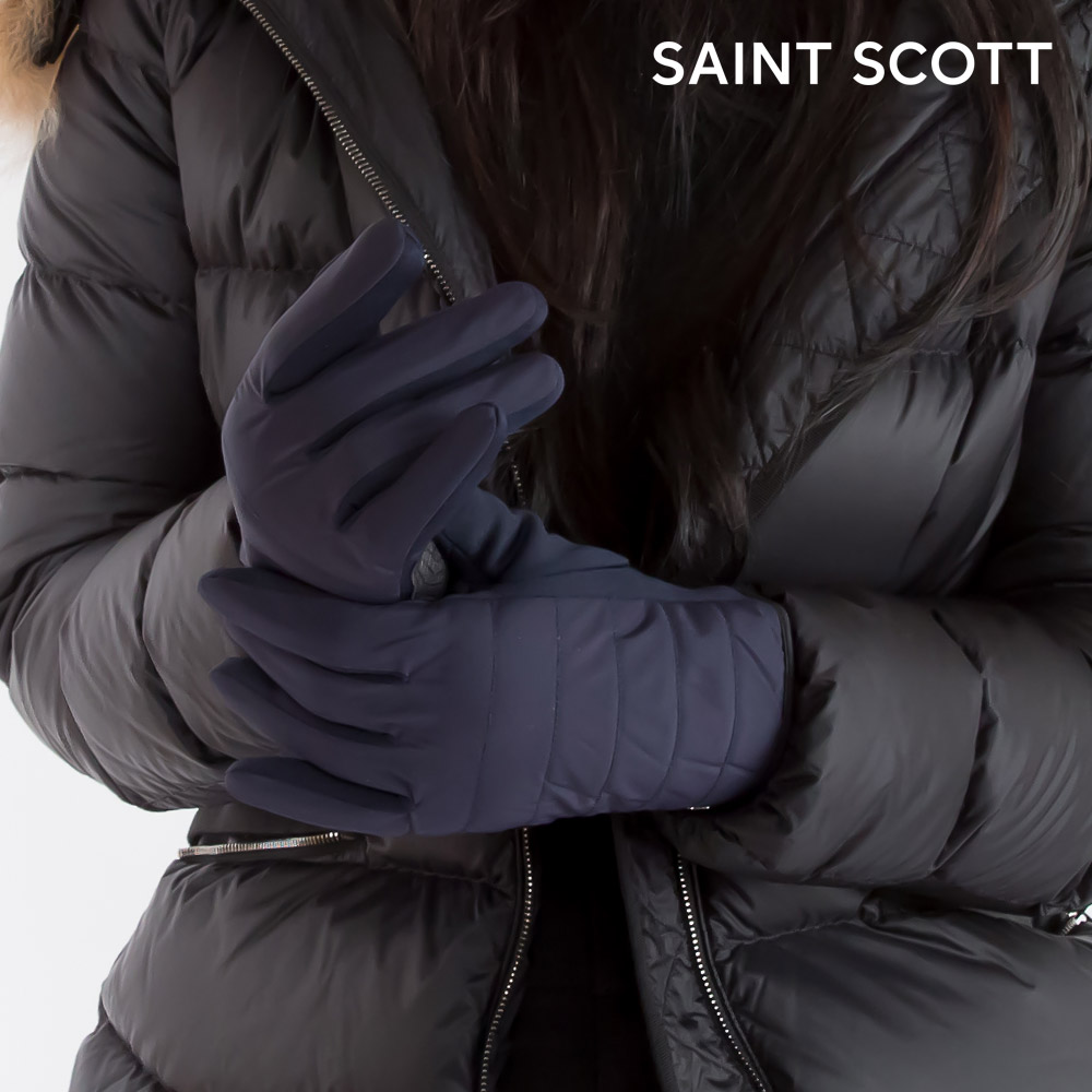 세인트스코트 패딩 스마트 터치 여성 겨울 퀄팅 장갑