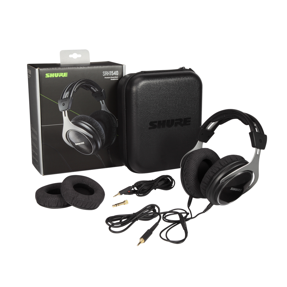 [SHURE] 슈어 SRH1540 프리미엄 스튜디오 헤드폰 (블랙) - 상세 이미지 5