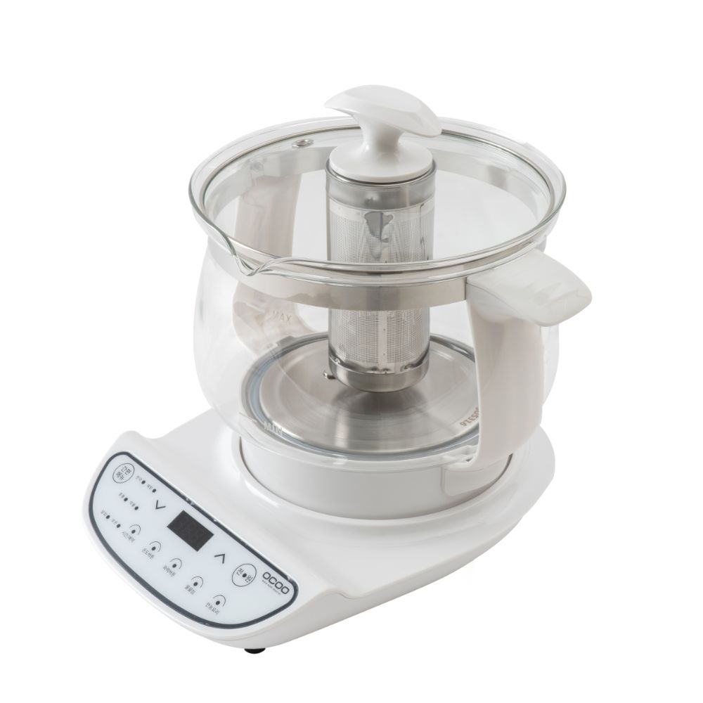 [중탕기술 활용한 다양한 달임법] 오쿠 건강드림 내열 유리 3리터 약탕기 OCC-HP350