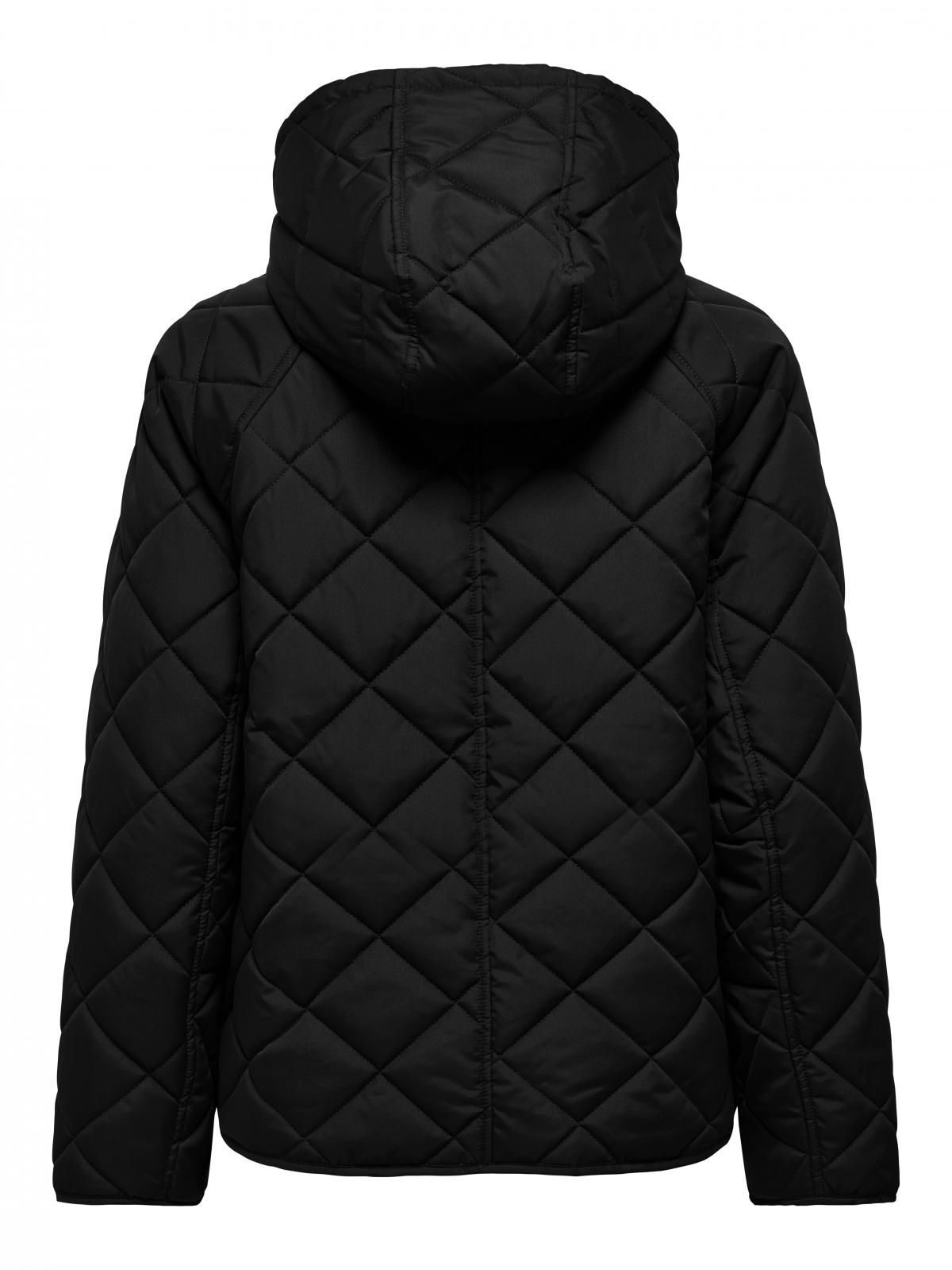 온리 프리미엄 퀼팅 패딩 후드 재킷 15358867_2161 BLACK / BLACK - 상세 이미지 2