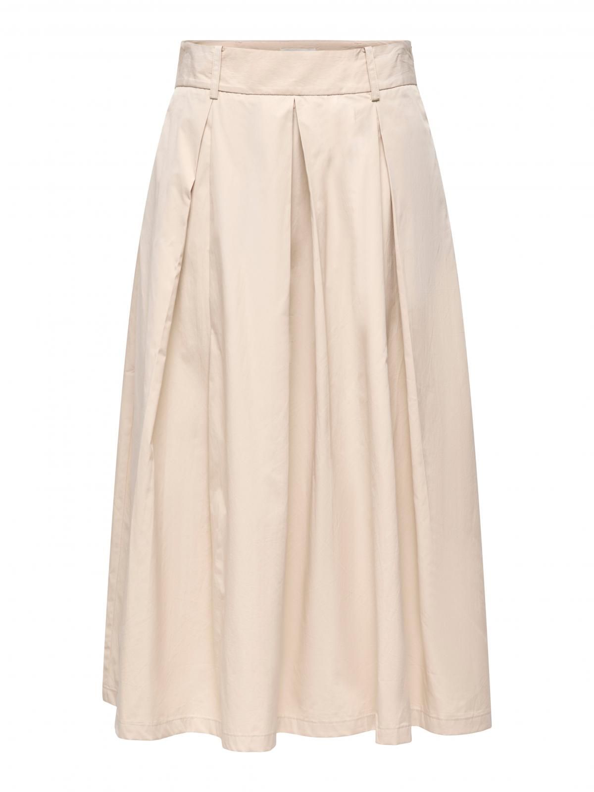 온리 플리츠 베이지 롱 스커트 벨트 15348773_14783 WHITE / FRENCH OAK - 상세 이미지 3