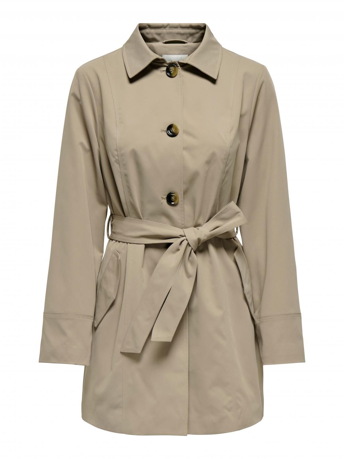 제이디와이 클래식 벨티드 미디 트렌치코트 15338506_8524 BROWN / WEATHERED TEAK - 상세 이미지 3