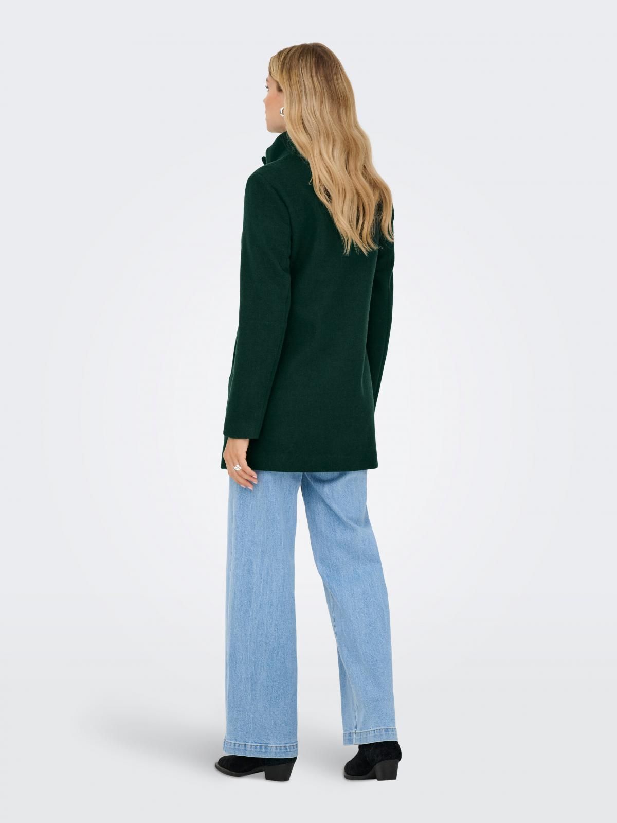온리 테크니컬 더블브레스트 벨트 울코트 15358884_2098_1244464 TURQUOISE / SCARAB - 상세 이미지 2