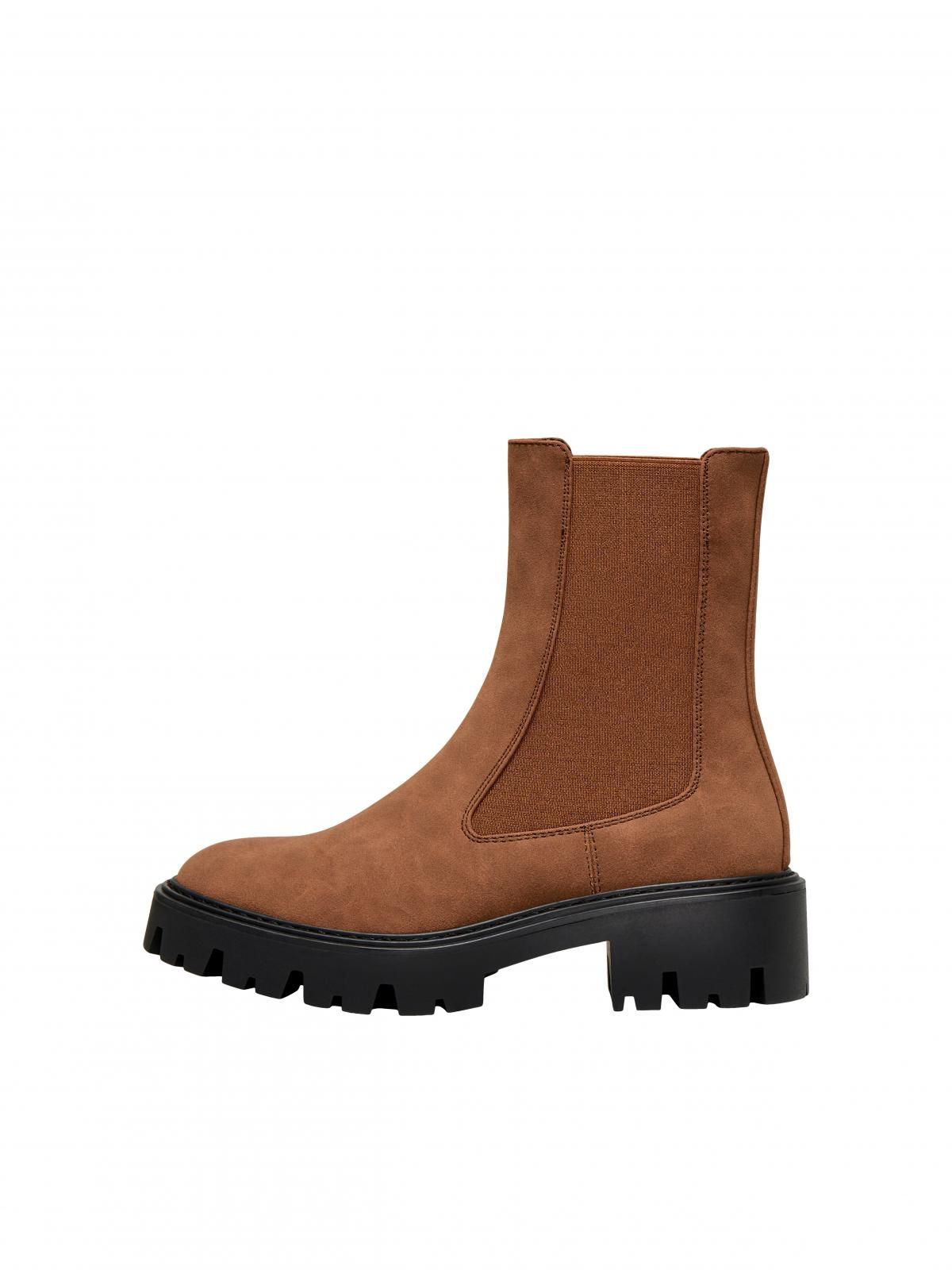 온리 첼시 앵클부츠 스웨이드 브라운 15274563_409 BROWN / COGNAC - 상품 이미지
