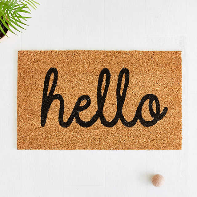 HELLO 도어매트 45x75 2780.5887 - 메인 이미지