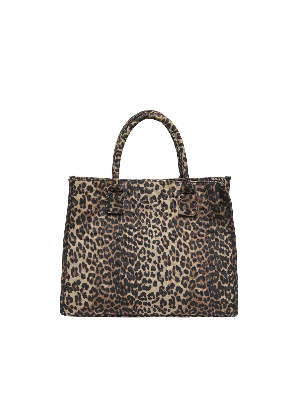 온리 레오파드 캔버스 쇼퍼백 15354319_2011_1205746 BROWN / TOASTED COCONUT - 상품 이미지