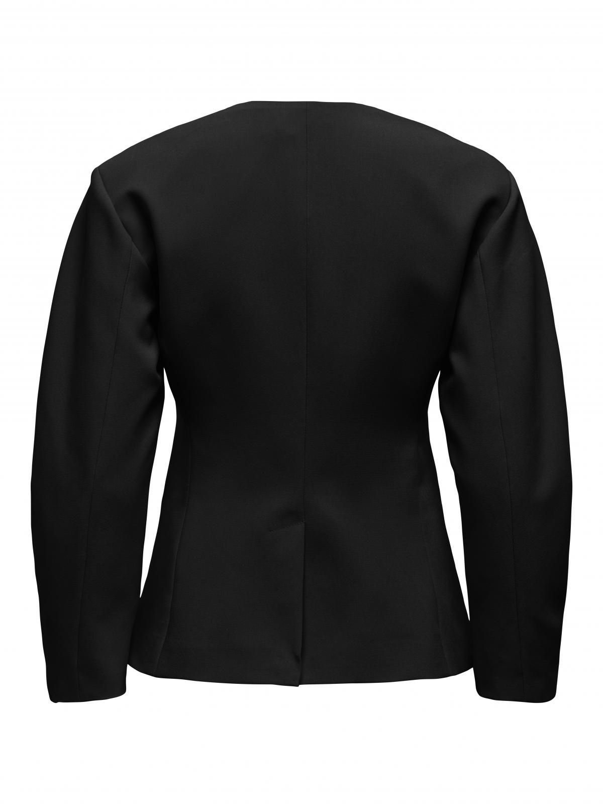 온리 테일러드 베이직 블랙 블레이저 15364020_2161 BLACK / BLACK - 상세 이미지 4