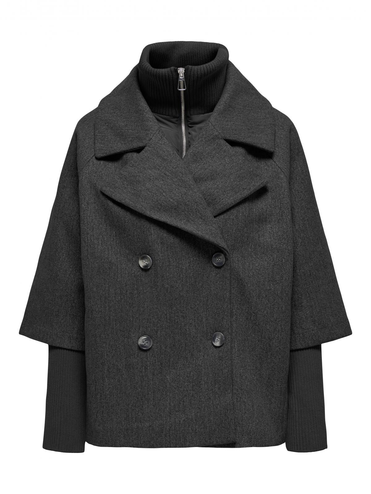 제이디와이 더블브레스트 숏코트 집업 디테일 15337889_2383 GREY / DARK GREY MELANGE - 상세 이미지 3