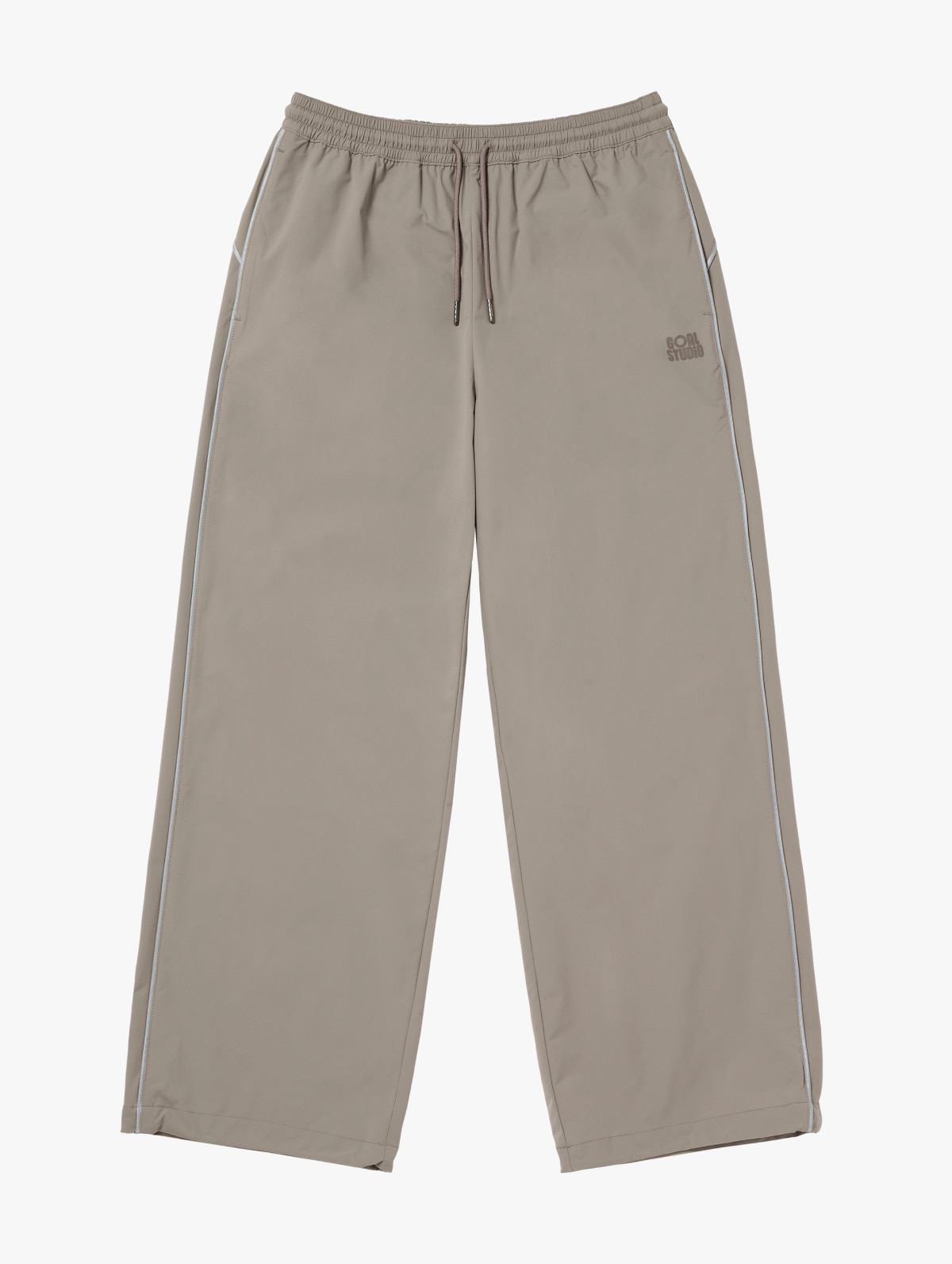 WS STRETCH TRACK PANTS-DARK BEIGE - 상품 이미지
