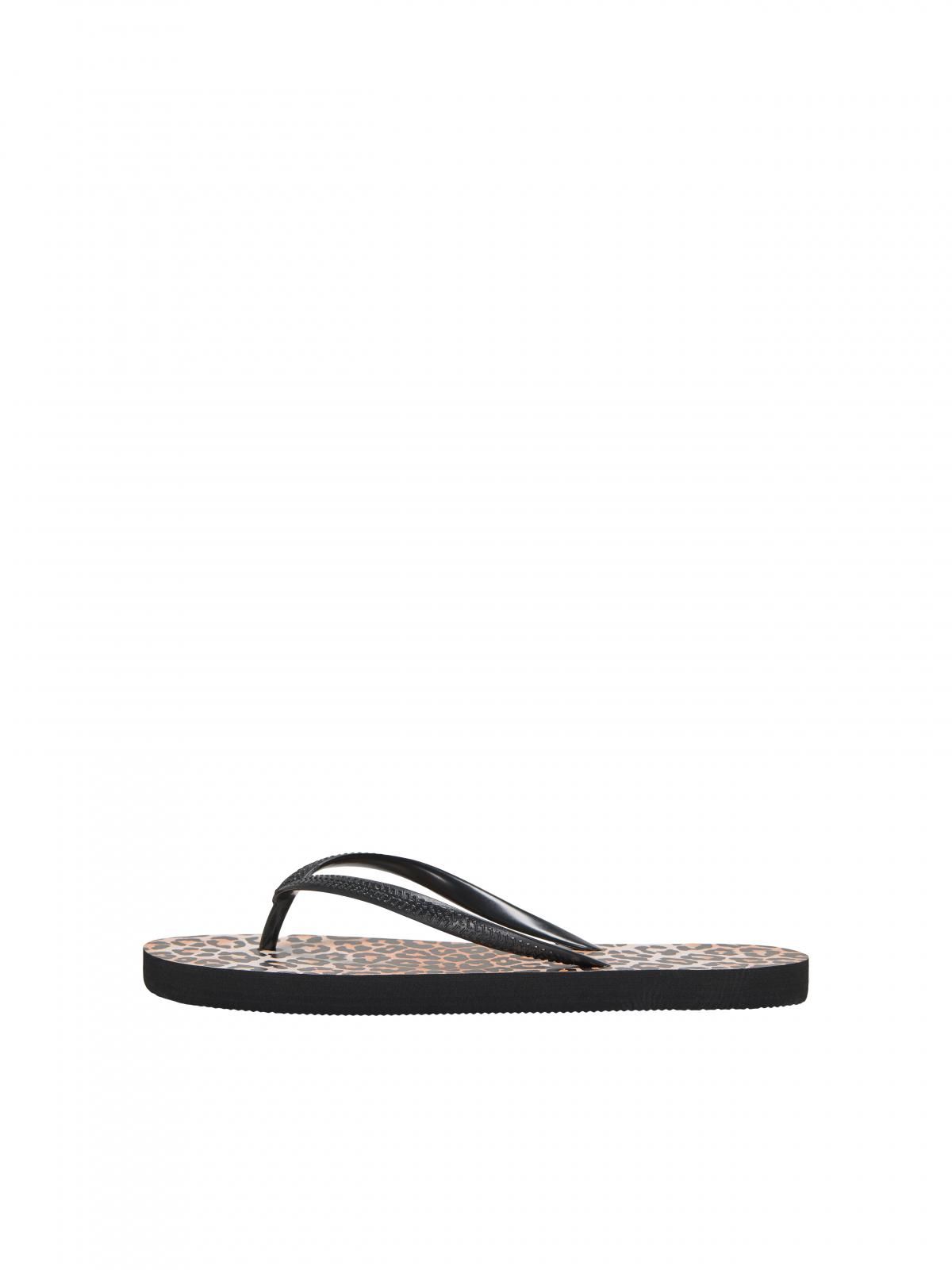 온리 베이직 러버 슬라이드 샌들 15316769_2161_1165683 BLACK / BLACK - 상품 이미지