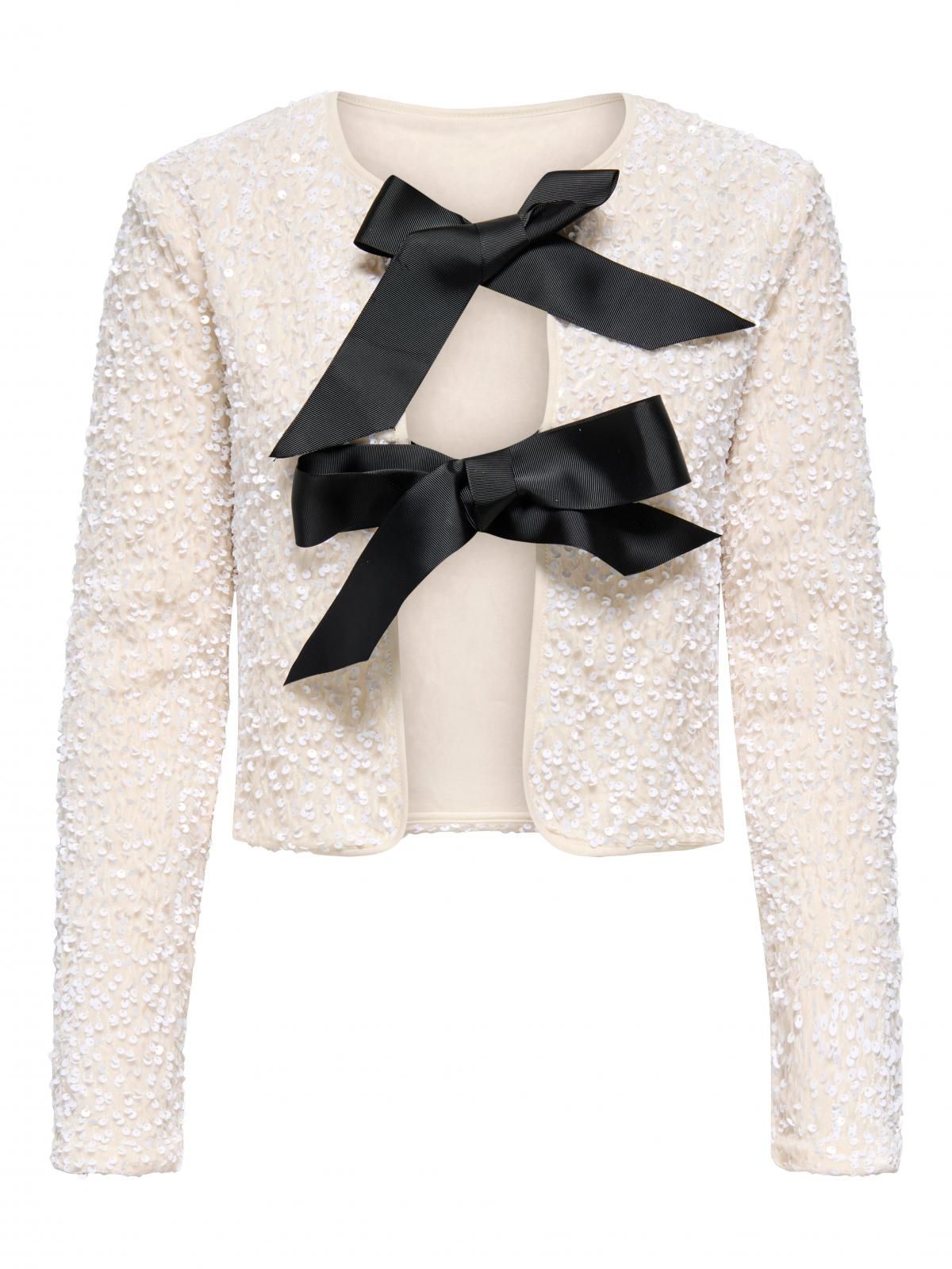 온리 글램 파티 시퀸 라운드넥 블라우스 15339412_31_1156702 WHITE / WHITECAP GRAY - 상세 이미지 3