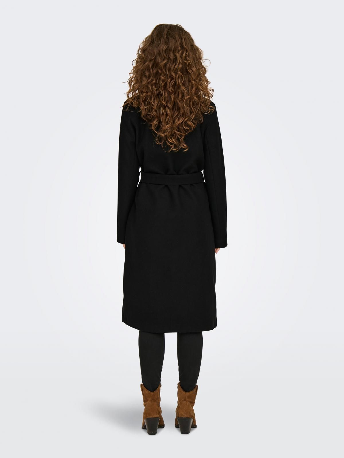 온리 클래식 벨트 롱코트 15314362_2161_1087147 BLACK / BLACK - 상세 이미지 3