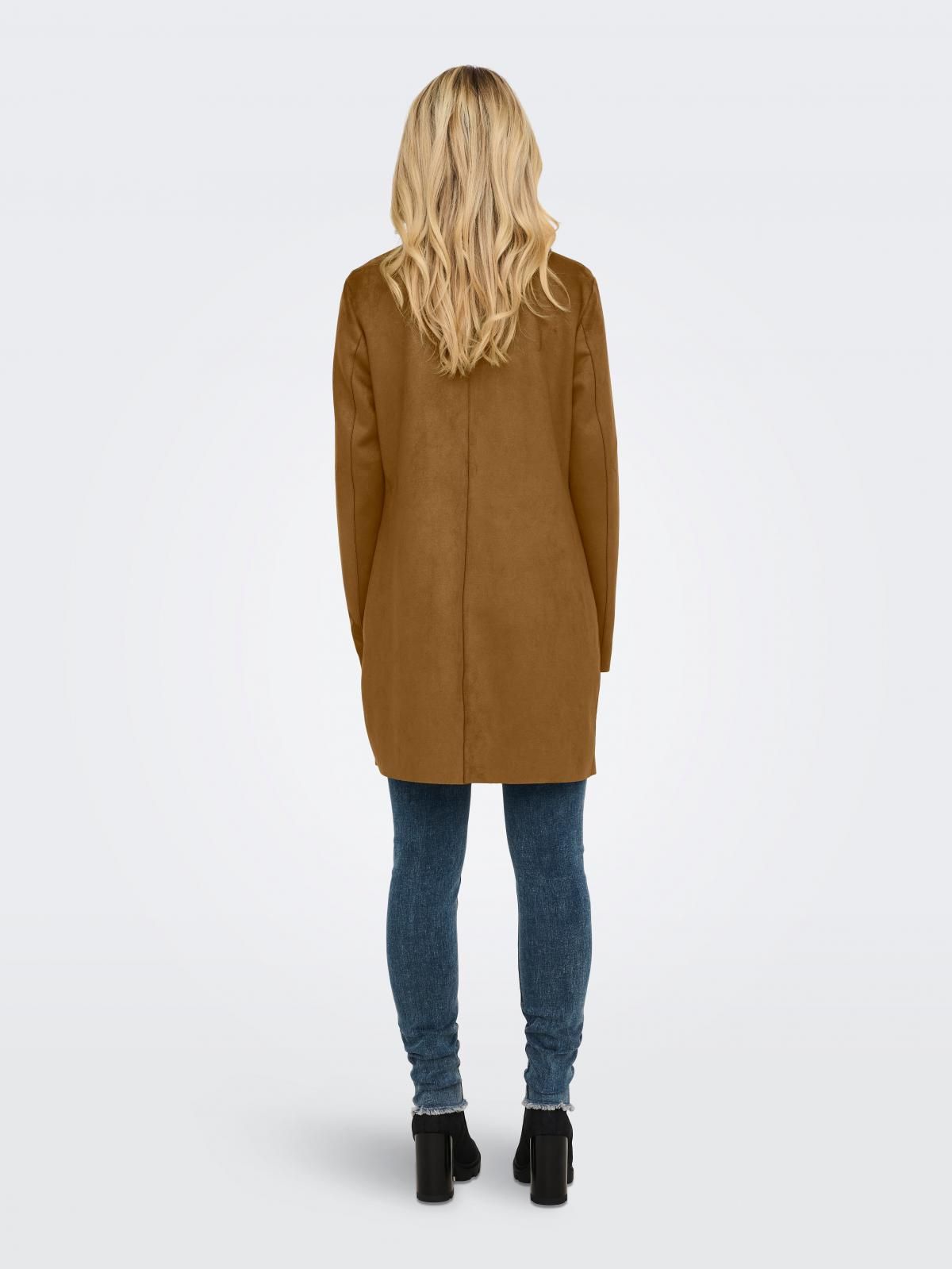 온리 모던 클래식 롱 코트 카멜 15218563_409 BROWN / COGNAC - 상세 이미지 2