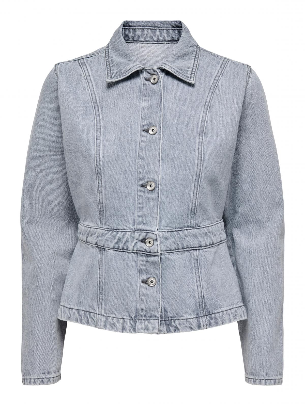 온리 트렌디 데님 재킷 15340608_2106 GREY / LIGHT GREY DENIM - 상세 이미지 3