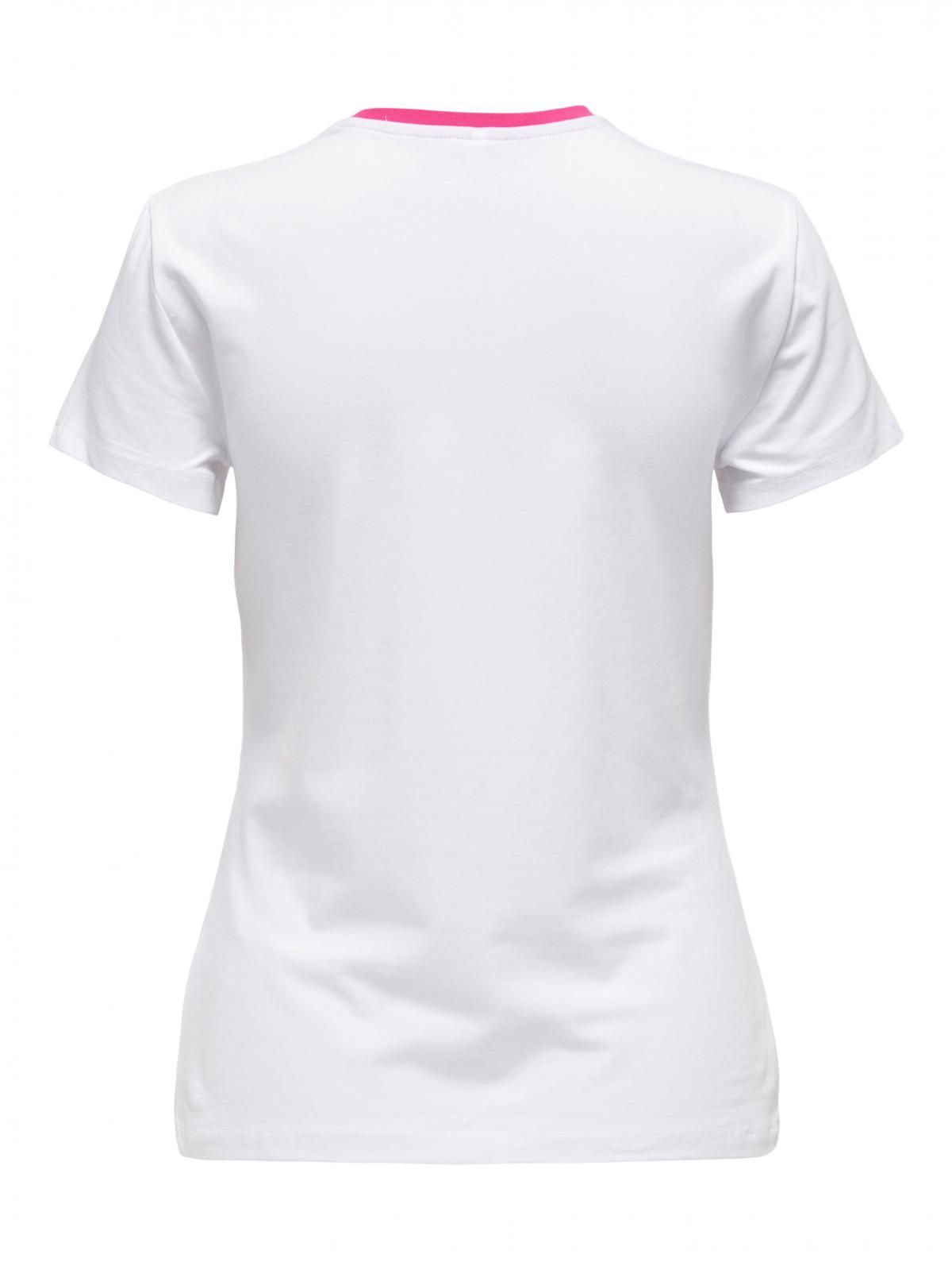 온리 로고 화이트 라운드넥 반팔 티셔츠 15291507_5_1028580 WHITE / BRIGHT WHITE - 상세 이미지 5