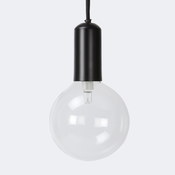 GLASS BALL 펜던트등 G9 KS1950D/1 블랙 - 메인 이미지