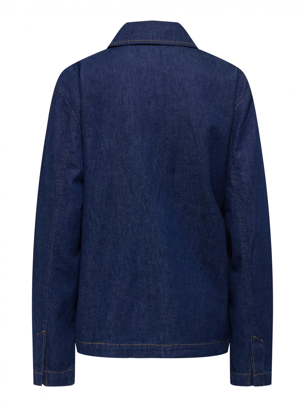 온리 테크니컬 다크 데님 랩 재킷 15352398_2114 BLUE / DARK BLUE DENIM - 상세 이미지 4