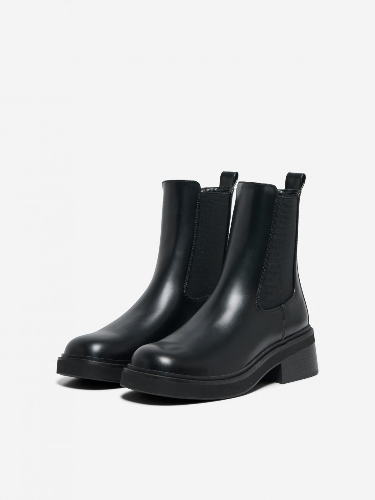 온리 트렌디 앵클 첼시부츠 15356368_2161 BLACK / BLACK - 상세 이미지 5