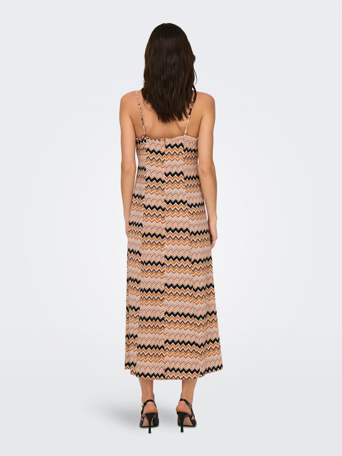온리 패턴 스트랩 롱 원피스 15264455_560_1114047 ORANGE / INCA GOLD - 상세 이미지 2