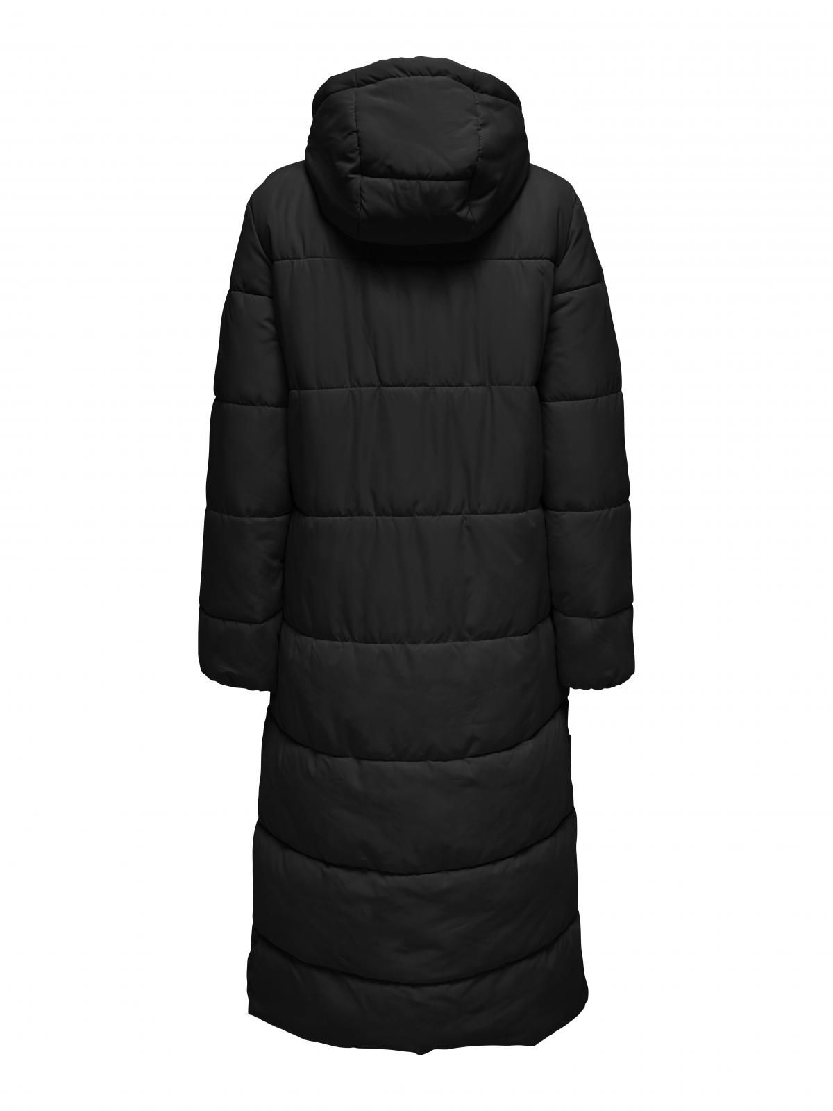 온리 윈드프루프 후드 집업 패딩 코트 15322001_2161 BLACK / BLACK - 상세 이미지 4
